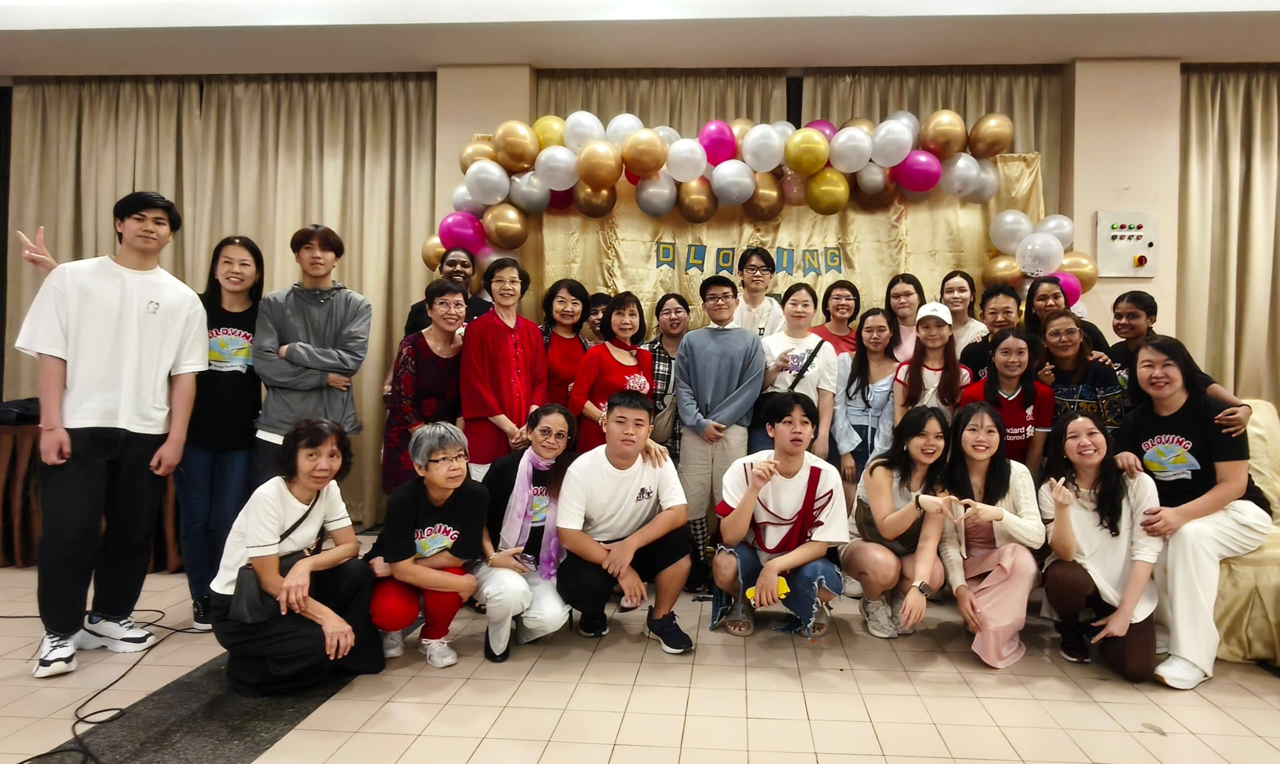 Former Dloving children and team members gathered at the twentieth-anniversary reunion